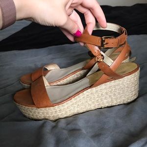 Michael Kors Espadrille Wedge Sandals